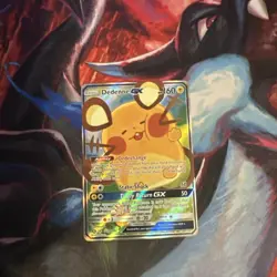 Dedenne GX - 195a/214- Pokemon Sun & Moon Promo Alternate Art Rare Card NM - Image 1