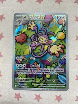 Ambipom 107/094 Phantasmal Flames Holo Pokemon TCG Card - Image 1