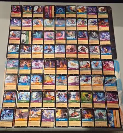 Lorcana: Winterspell - Common Lot - Complete Set - 72 cards - no duplicates - Image 1