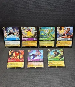Lorcana Wilds Unknown Legendary Lot - 7 Cards - Image 1