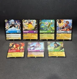 Lorcana Wilds Unknown Legendary Lot - 7 Cards - Image 2