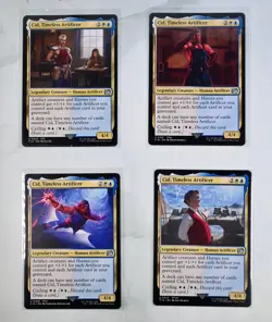 MTG - FIN - 0407 - 0409 - 0413 - 0416 - N 4x Cid, Timeless Artificer Cards, LOT - Image 1