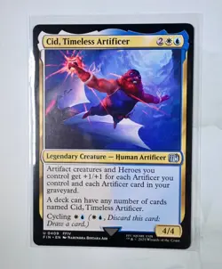 MTG - FIN - 0407 - 0409 - 0413 - 0416 - N 4x Cid, Timeless Artificer Cards, LOT - Image 4