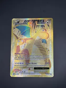 Pokemon TCG Dragonite-EX Evolutions Full Art Holo Card 106/108 Ultra Rare - Image 1