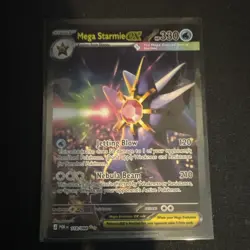Mega Starmie EX 218/088 Evolutions Holo Ultra Rare Pokemon TCG Card - Image 1
