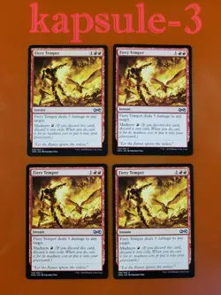 4x Fiery Temper | Ultimate Masters | MTG Magic Cards - Image 1