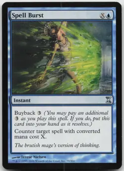 Spell Burst 79 Uncommon Time Spiral Magic: The Gathering Near Mint - Image 1