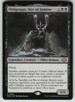 Shilgengar, Sire of Famine Rare Modern Horizons 3 109 MTG Near Mint 2024 - Image 1
