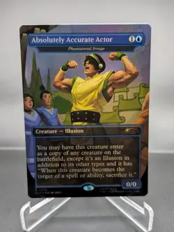 Magic Secret Lair Absolutely Accurate Actor Avatar Last Airbender Foil 2306 NM - Image 1