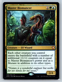 MASTER BIOMANCER 159 COMMANDER ANTHOLOGY VOLUME II MAGIC: THE GATHERING NM - Image 1