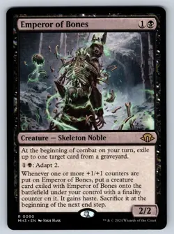 Emperor of Bones 90 Rare Modern Horizons 3 Magic: The Gathering Lightly Played - Image 1