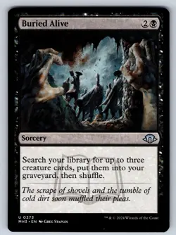 Buried Alive 273 Uncommon Modern Horizons 3 Magic: The Gathering Lightly Played - Image 1