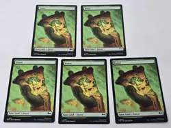 5x Pizza Forest #257 MTG NM Teenage Mutant Ninja Turtles Magic The Gathering - Image 1