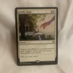 Wizards of the Coast Idyllic Tutor THB Regular Rare Sorcery #0024 EN 2020 - Image 1