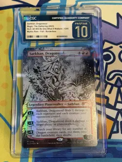 MTG Magic Sarkhan, Dragonsoul Secret Lair Borderless Foil 1245 CGC Pristine 10 - Image 1