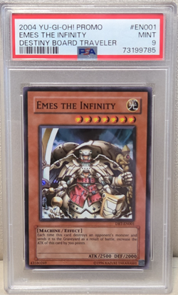 Yu-Gi-Oh DBT-EN001 Emes The Infinity - Destiny Board Traveler 2004 Promo PSA 9 - Image 1