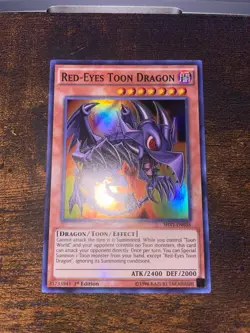 Red-Eyes Toon Dragon - SHVI-EN036 - 1st Edition - Super Rare - LP - Image 2
