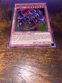 Red-Eyes Toon Dragon - SHVI-EN036 - 1st Edition - Super Rare - LP - Image 4