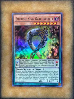 Yugioh Supreme King Gate Infinity MACR-EN018 Super Rare 1st Ed NM - Image 1