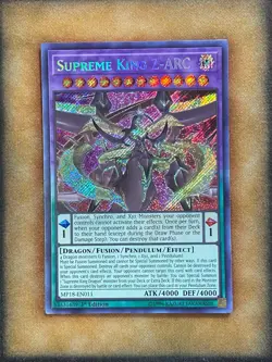 Yugioh Supreme King Z-ARC MP18-EN011 Secret Rare 1st Ed NM - Image 1