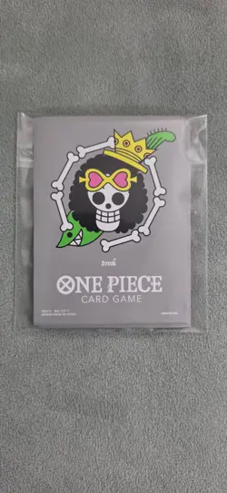 One Piece Card Game 10 Count Sleeves Brook Jolly Roger - Image 1