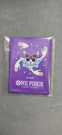 One Piece Card Game 10 Count Sleeves Nico Robin Jolly Roger - Image 1