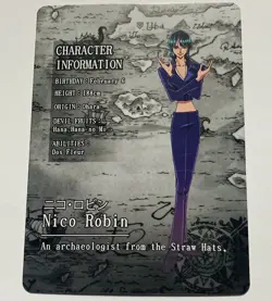 Nico Robin - One Piece Trading Card Skypiea R 045 OP KDAI01 Rare Tc3 - Image 2