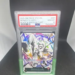 Bandai Monkey D. Luffy ST21-001 Leader Alt Art Holo PSA 10 Eng 2025 - Image 1
