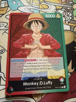 One Piece Monkey D Luffy OP01-003 Leader Parallel Romance Dawn near mint - Image 2