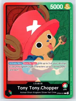 One Piece Two Legends Tony Tony.Chopper (001) #OP08-001 - Image 1