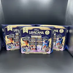 Ravensburger Disney Lorcana: First Chapter Starter Blister Bundle Box - Qty 3 - Image 1