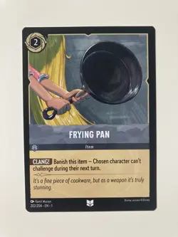 FRYING PAN 202/204 (Uncommon) Disney Lorcana First Chapter (2023) NM - Image 1