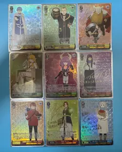 Weiss Schwarz Frieren: Beyond Journey's End SP Signed Complete Set USED - Image 1