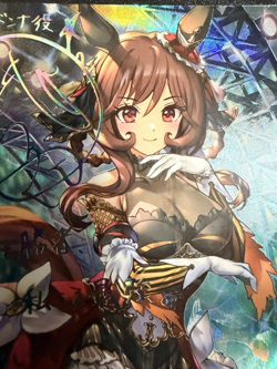 Uma Musume Gentildonna Shadowverse Evolve ECP01-SSP06 SSP Signed FOIL Japanese - Image 5