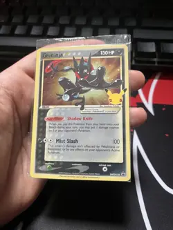 Greninja Gold Star SWSH144 Sword & Shield Promo Card Holo Celebrations - Image 1