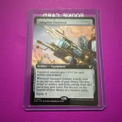 Adaptive Omnitool - Extended Art N/M MTG Magic The Gathering Card - Image 1