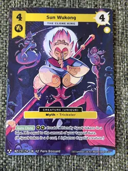 Sun Wukong The Clone King Alt Art Metazoo 2025 Base Set MZ1 231/214 3 Star Card - Image 1