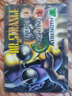 OverPower PowerSurge Marvel Fleer 1995 Dr. Strange Hero Character Card Very Rare - Image 1