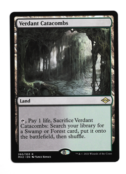 MTG Verdant Catacombs Modern Horizons 2 MH2 Rare Magic: The Gathering - Image 1