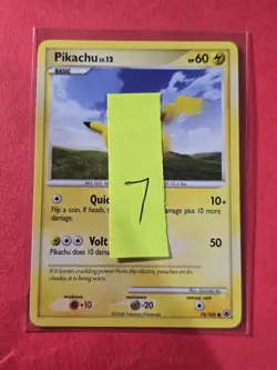 2008 Pokemon Diamond and Pearl Majestic Dawn #70 Pikachu, C, NF/H, cd7 - Image 3
