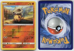 Cubone 52/111 Common Crimson Invasion Pokemon Reverse Holo NM - Image 3