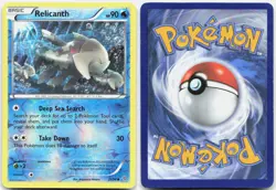 Relicanth 23/98 Common Ancient Origins Pokemon Reverse Holo LP - Image 3