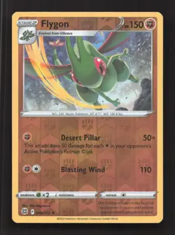 Flygon 076/172 Rare Brilliant Stars Pokemon Reverse Holo Near Mint - Image 1