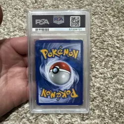 2000 POKEMON NEO GENESIS ~ 1ST EDITION ~ #1 AMPHAROS HOLO ~ PSA 7 ~ SWIRL - Image 2