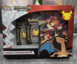 Pokemon 25th Anniversary Celebrations Lances Charizard V Collection Box Sealed 820650809392 - Image 1