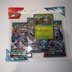 Pokemon Journey Together - Yanmega 3-Pack Booster Blister Factory Sealed - Image 1