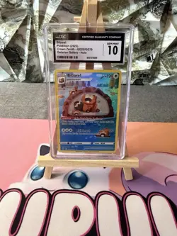 The Pokemon Company Bibarel CGC 10 Holo GG25/GG70 Crown Zenith GG EN 2023 - Image 1