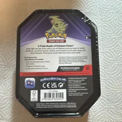 Pokemon TCG Tyranitar Triple Whammy Tin Sealed Galaxy Holo Promo Evolution Line - Image 2
