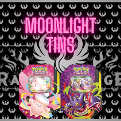 #001 - 1x Moonlight Tin-Pokemon Sealed: Ebay Live - Image 1
