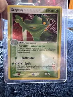 Pokemon TCG Sceptile EX Emerald 10/106 Regular Rare - Lp - Image 2